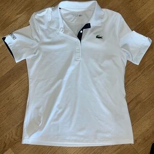 Lacoste Womens sport slim fit WHITE